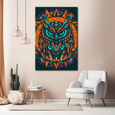 Painting by Numbers Animal Owl Artwork